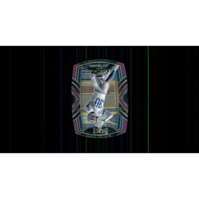 2020 Select Prizm Purple Die Cut #286 Jeff Okudah
