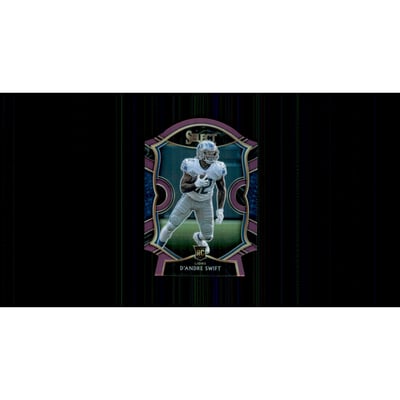 2020 Select Prizm Purple Die Cut #51 D'Andre Swift