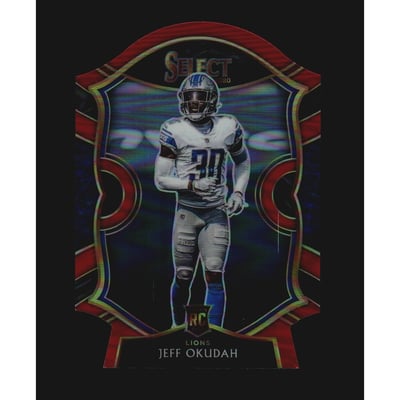 2020 Select Prizm Red Die Cut #86 Jeff Okudah