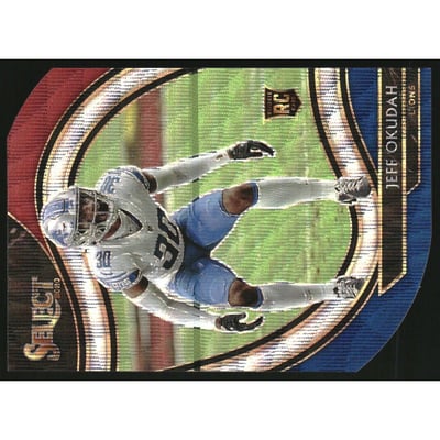 2020 Select Prizm Tri Color Die Cut #386 Jeff Okudah