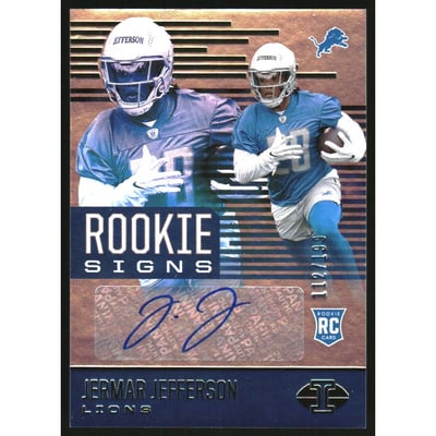 2021 Panini Illusions Rookie Signs #36 Jermar Jefferson/199