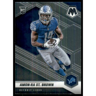 2021 Panini Mosaic #328 Amon-Ra St. Brown RC