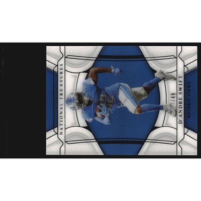 2021 Panini National Treasures Purple #40 D'Andre Swift