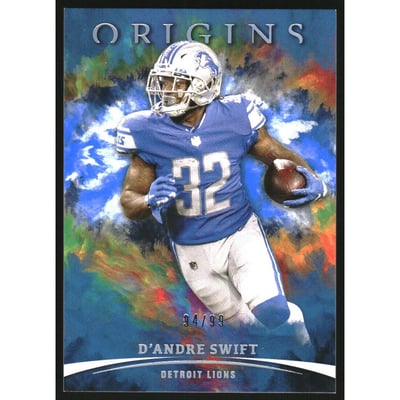 2021 Panini Origins Blue #34 D'Andre Swift