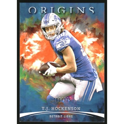 2021 Panini Origins Orange #35 T.J. Hockenson