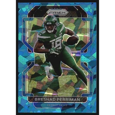 2021 Panini Prizm Prizms Blue Ice #146 Breshad Perriman