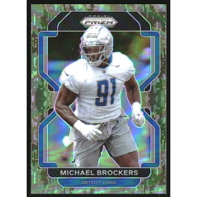 2021 Panini Prizm Prizms Forest Camo #151 Michael Brockers