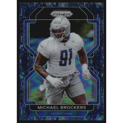 2021 Panini Prizm Prizms Navy Camo #151 Michael Brockers