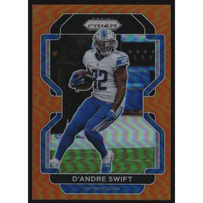 2021 Panini Prizm Prizms Orange #149 D'Andre Swift
