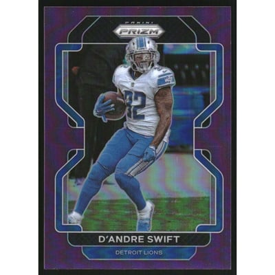 2021 Panini Prizm Prizms Purple #149 D'Andre Swift