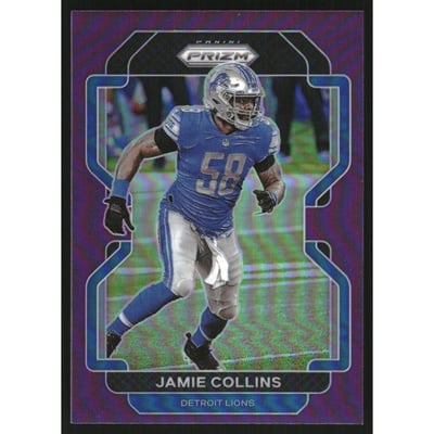2021 Panini Prizm Prizms Purple #152 Jamie Collins