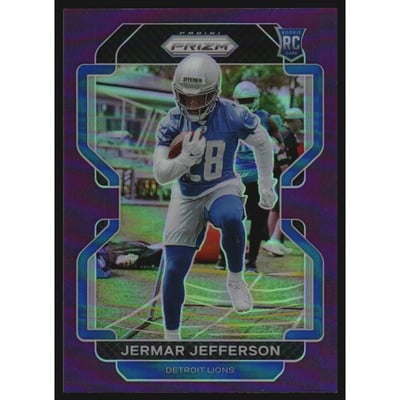 2021 Panini Prizm Prizms Purple #404 Jermar Jefferson