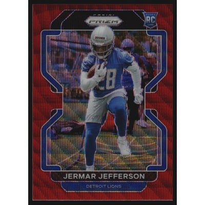 2021 Panini Prizm Prizms Red Wave #404 Jermar Jefferson