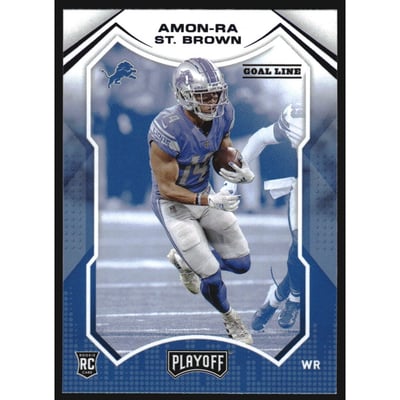 2021 Playoff Goal Line #231 Amon-Ra St. Brown