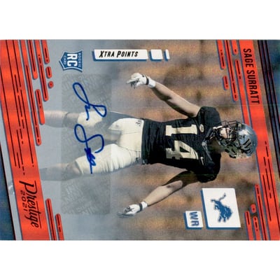2021 Prestige Xtra Points Signatures Premium Red #235 Sage Surratt