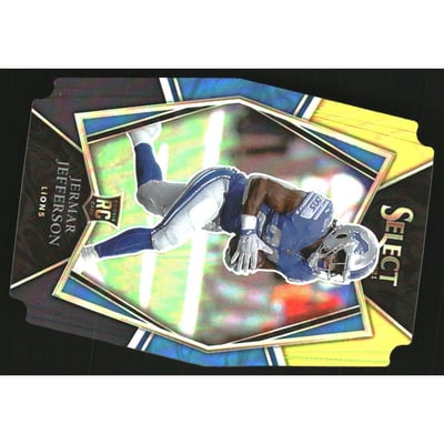 2021 Select Prizm Black and Gold Die Cut #200 Jermar Jefferson