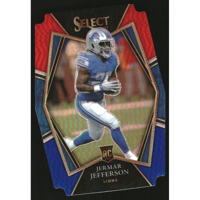 2021 Select Prizm Red and Blue Die Cut #200 Jermar Jefferson