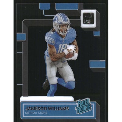 2022 Clearly Donruss #58 Jameson Williams RR RC