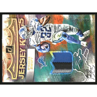 2022 Donruss Jersey Kings Studio Series #10 D'Andre Swift