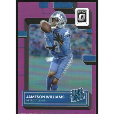 2022 Donruss Optic Pink #208 Jameson Williams RR