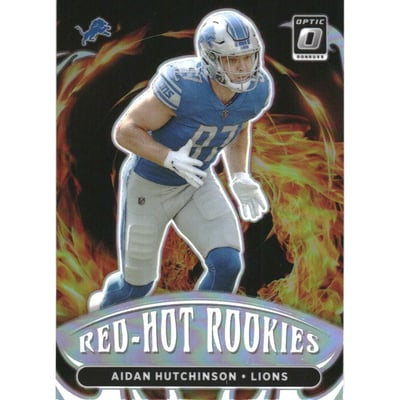 2022 Donruss Optic Red Hot Rookies #5 Aidan Hutchinson