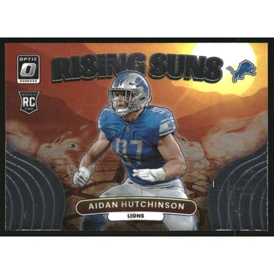 2022 Donruss Optic Rising Suns #10 Aidan Hutchinson