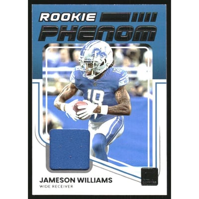 2022 Donruss Rookie Phenom Jerseys #8 Jameson Williams