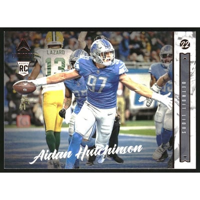 2022 Panini Chronicles Luminance Update Horizontal Rookies Bronze #219 Aidan Hutchinson