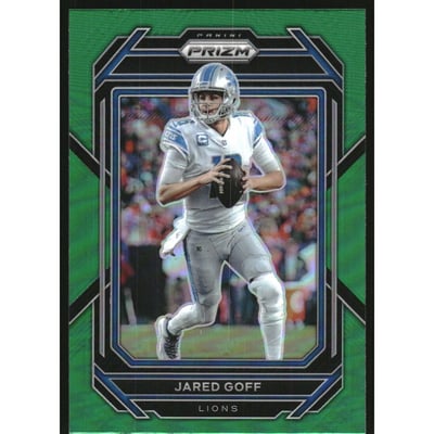 2022 Panini Prizm Prizms Green #95 Jared Goff
