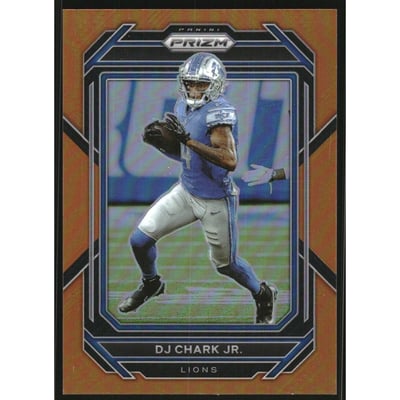 2022 Panini Prizm Prizms Orange #99 D.J. Chark Jr.