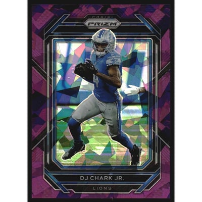 2022 Panini Prizm Prizms Purple Ice #99 D.J. Chark Jr.