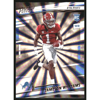 2022 Prestige Xtra Points Sunburst #307 Jameson Williams