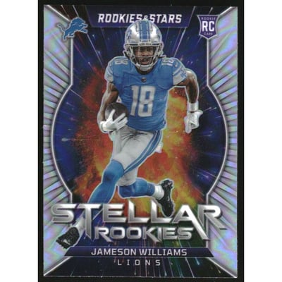 2022 Rookies and Stars Stellar Rookies Silver #7 Jameson Williams