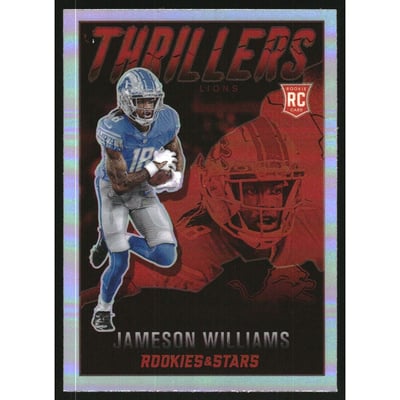 2022 Rookies and Stars Thrillers Silver #25 Jameson Williams