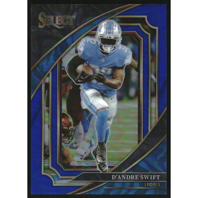 2022 Select Prizm Blue #326 D'Andre Swift
