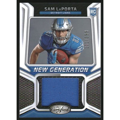 2023 Certified New Generation Jerseys Mirror #17 Sam LaPorta