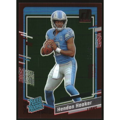 2023 Clearly Donruss Red #61 Hendon Hooker RR