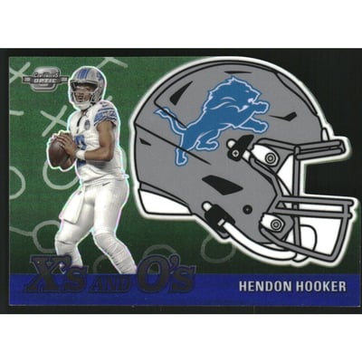2023 Panini Contenders Optic Xs and Os Blue #60 Hendon Hooker