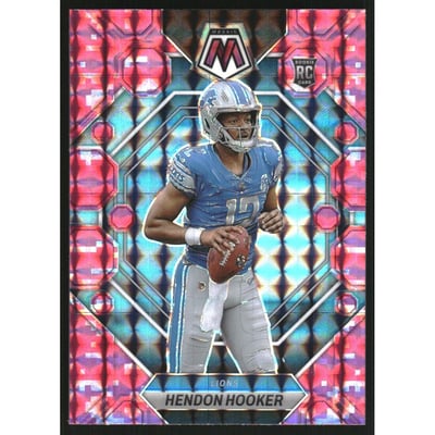 2023 Panini Mosaic Mosaic Camo Pink #322 Hendon Hooker
