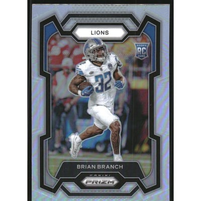 2023 Panini Prizm Prizms Silver #328 Brian Branch