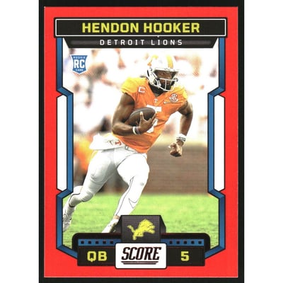 2023 Score Red #305 Hendon Hooker