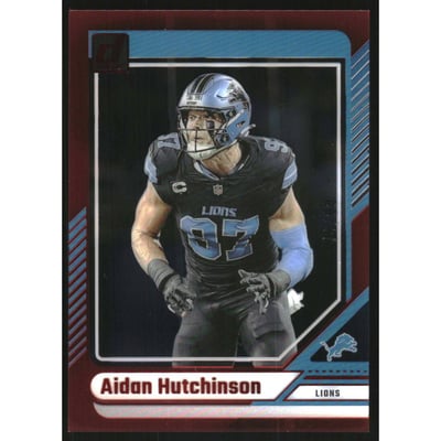 2024 Clearly Donruss Red #20 Aidan Hutchinson