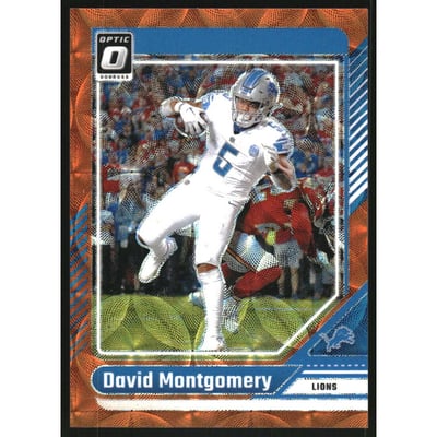 2024 Donruss Optic Orange Scope #65 David Montgomery