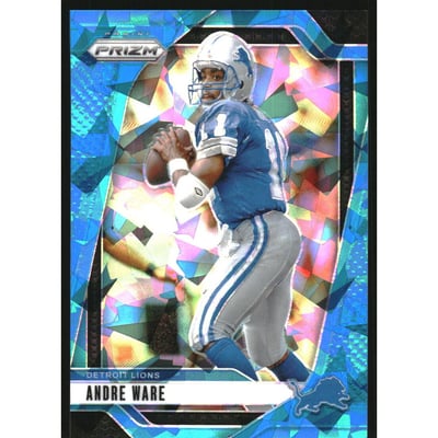 2024 Panini Prizm Prizms Blue Ice #98 Andre Ware