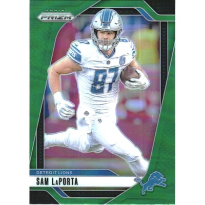 2024 Panini Prizm Prizms Green #96 Sam LaPorta
