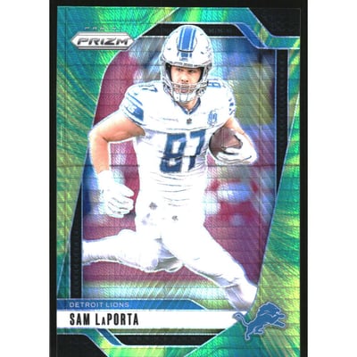 2024 Panini Prizm Prizms Hyper #96 Sam LaPorta