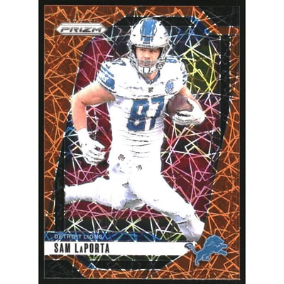 2024 Panini Prizm Prizms Lazer #96 Sam LaPorta
