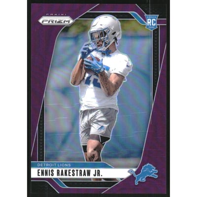 2024 Panini Prizm Prizms Purple #332 Ennis Rakestraw Jr.