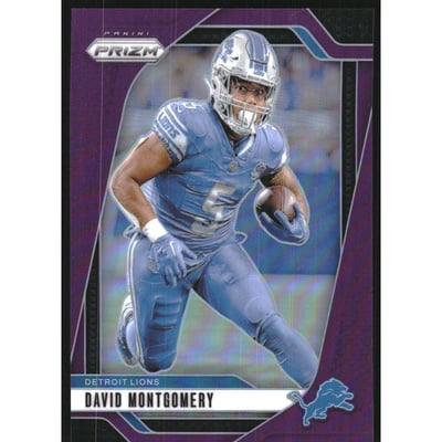 2024 Panini Prizm Prizms Purple #94 David Montgomery