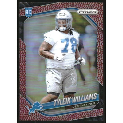 2025 Panini Prizm Prizms Pigskin #328 Tyleik Williams